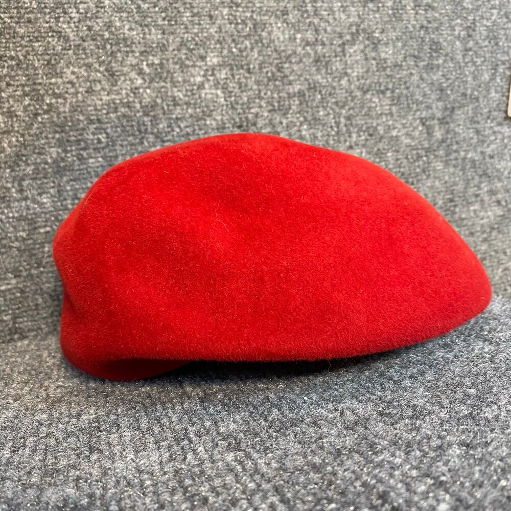 Salmagundi Boston Boutique Red Wool Beret Classic French Fashion Size 57